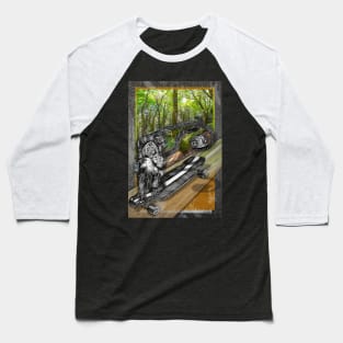 Simian Skaters Baseball T-Shirt